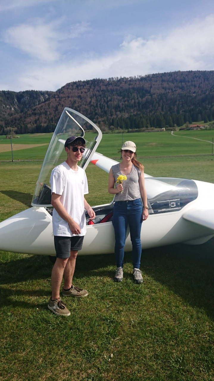 1er lâché seul de la saison! Bravo Elisabeth!